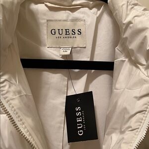 GUESS Women's Cream Puffer Jacket